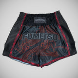 Fumetsu anaconda muay thai pantalones cortos negros/rojos