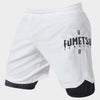 Fumetsu Berserker Dual Layer Fight Shorts White/Black