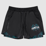Fumetsu Berserker Dual Layer Training Shorts Black/Green