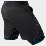 Fumetsu Berserker Dual Layer Training Shorts Black/Green