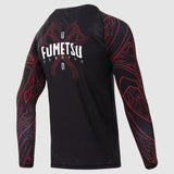 Fumetsu Berserker Rash Guard z długim rękawem w kolorze czarnym/czerwonym