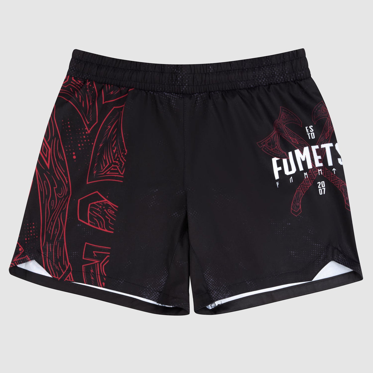 Fumetsu Berserker V-Lite Fight Shorts Black/Red
