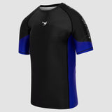 Fumetsu Competitor MK2 Short Sleeve Rash Guard Black/Blue