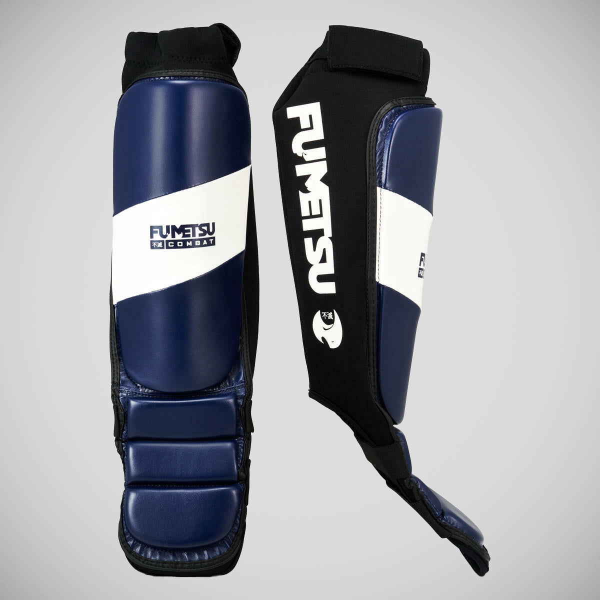 Fumetsu Ghost MMA Shin Guards Navy/White