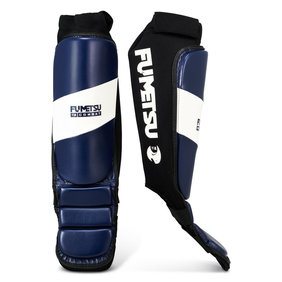 Fumetsu Ghost MMA Shin Guards Marine/Weiß