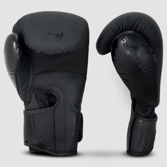 Black/Black Fumetsu Ghost S3 Kids Boxing Gloves