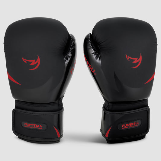 Black/Red Fumetsu Ghost S3 Boxing Gloves