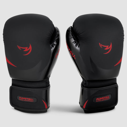 Black/Red Fumetsu Ghost S3 Kids Boxing Gloves