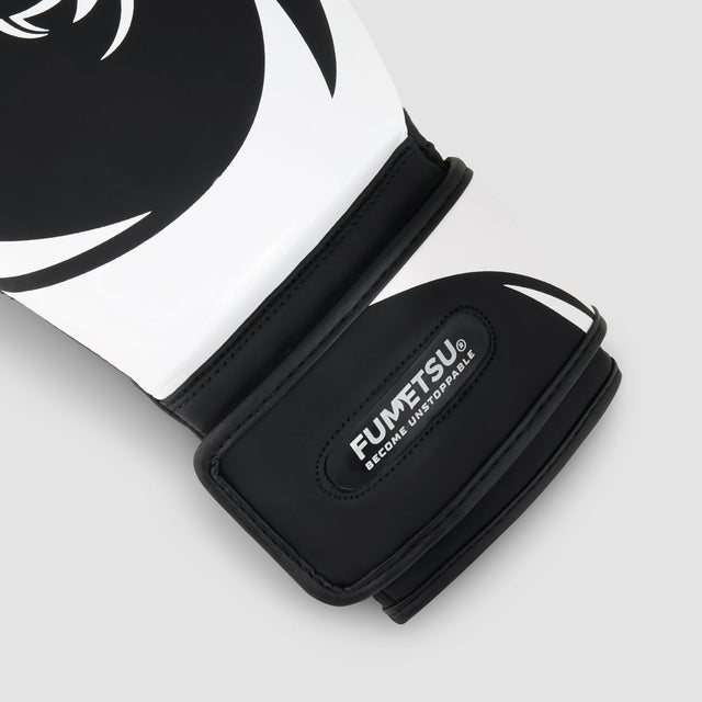Fumetsu Ghost S3 Boxing Gloves Black/White - side detail