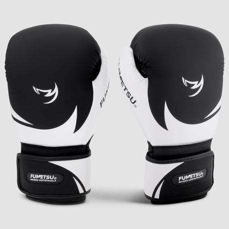 Fumetsu Ghost S3 Boxing Gloves Black/White - front view