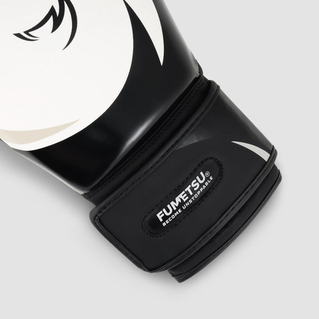 Fumetsu Ghost S3 Boxing Gloves White/Black/Grey - side detail