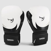 Fumetsu Ghost S3 Boxing Gloves White/Black/Grey - front view