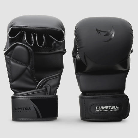 Fumetsu Ghost S3 MMA Guantes de combate Negro/Negro