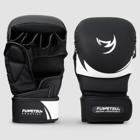 Fumetsu Ghost S3 Kids MMA Sparring Gloves Black/White