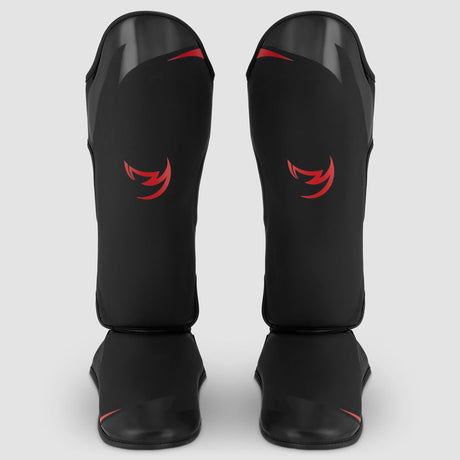 Fumetsu Ghost S3 Thai Shin Guards Black/Red