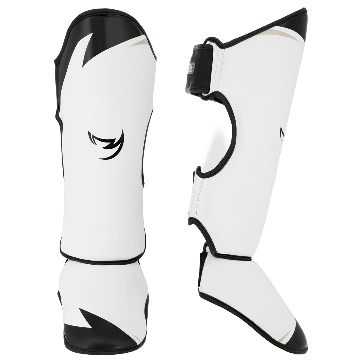 White/Black/Grey Fumetsu Ghost S3 Thai Shin Guards   