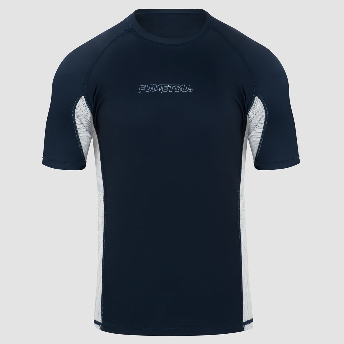 Navy/White Fumetsu Icon Short Sleeve Rash Guard   