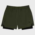 Khaki Fumetsu Origins Dual Layer Shorts   