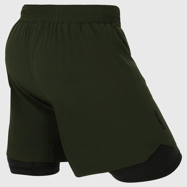Fumetsu Origins Dual Layer Shorts Khaki