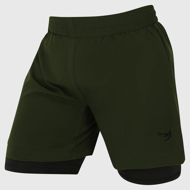 Fumetsu Origins Dual Layer Shorts Khaki