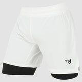 White Fumetsu Origins Dual Layer Shorts   