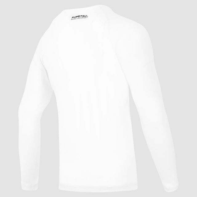 Fumetsu Origins Long Sleeve Rash Guard White