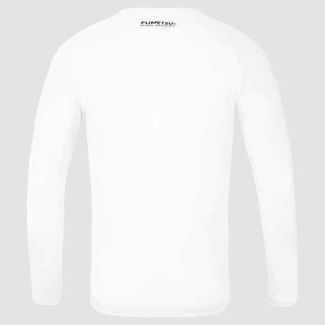 Fumetsu Origins Long Sleeve Rash Guard White