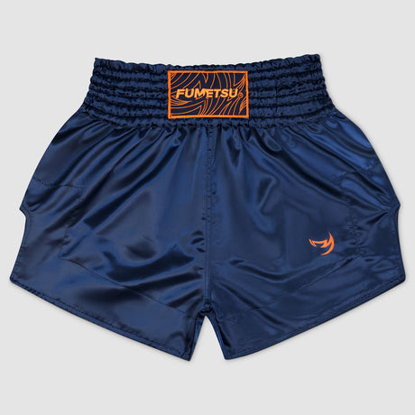 Navy Fumetsu Origins Muay Thai Shorts   