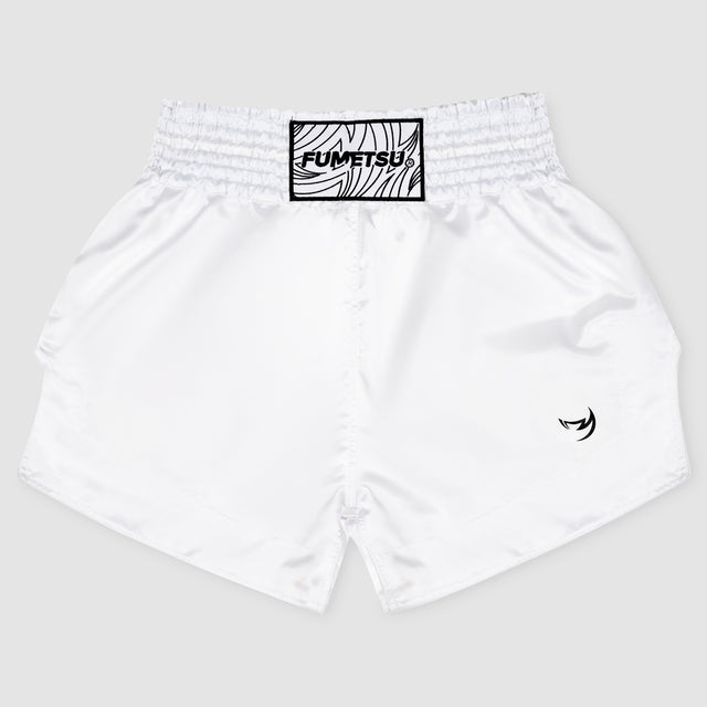 White Fumetsu Origins Muay Thai Shorts   