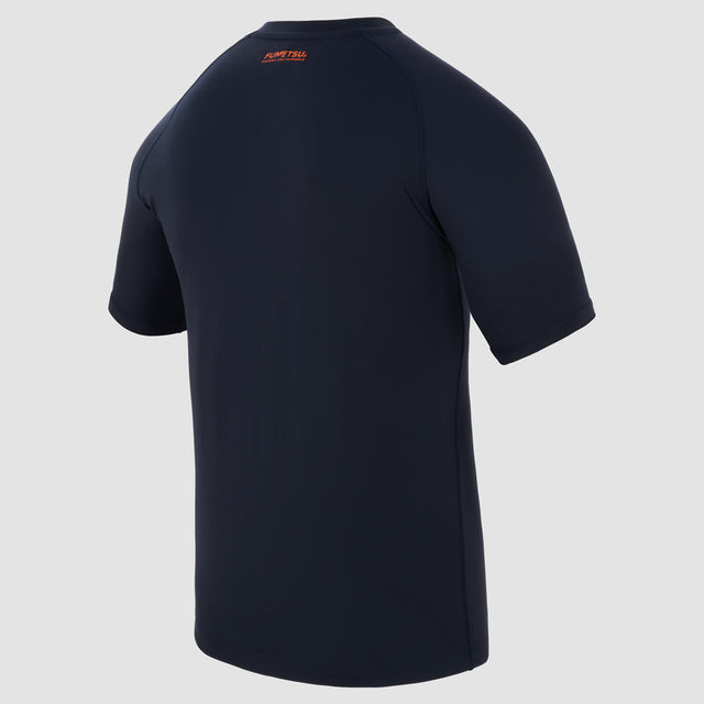 Fumetsu Origins Short Sleeve Rash Guard Navy