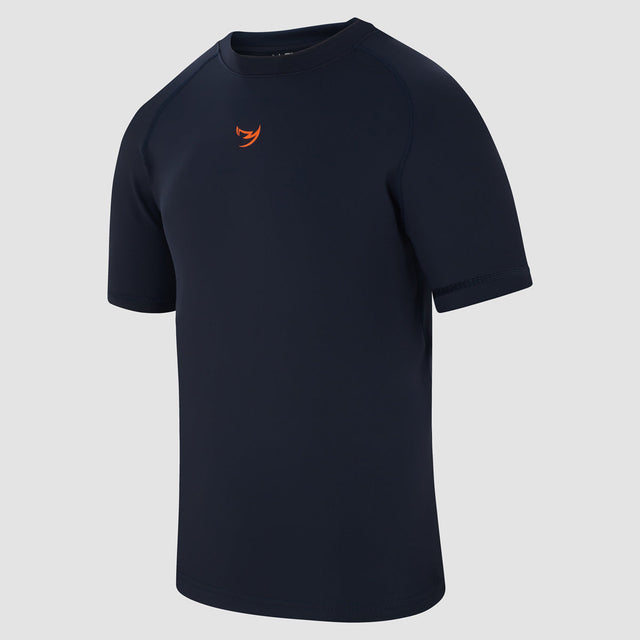 Fumetsu Origins Short Sleeve Rash Guard Navy