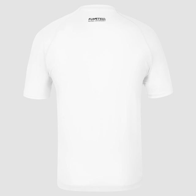 Fumetsu Origins Short Sleeve Rash Guard White