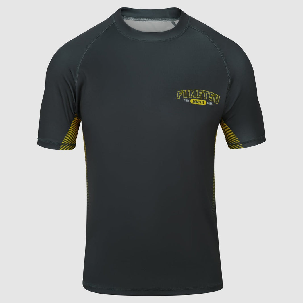 Short Sleeve Rashguard Mock Neck Top