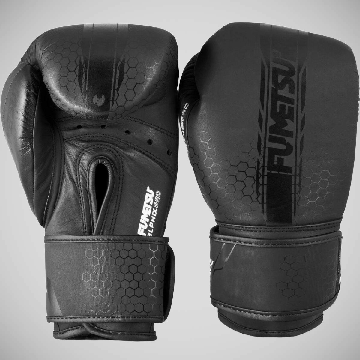 Fumetsu Alpha Pro Boxing Gloves Black/Black