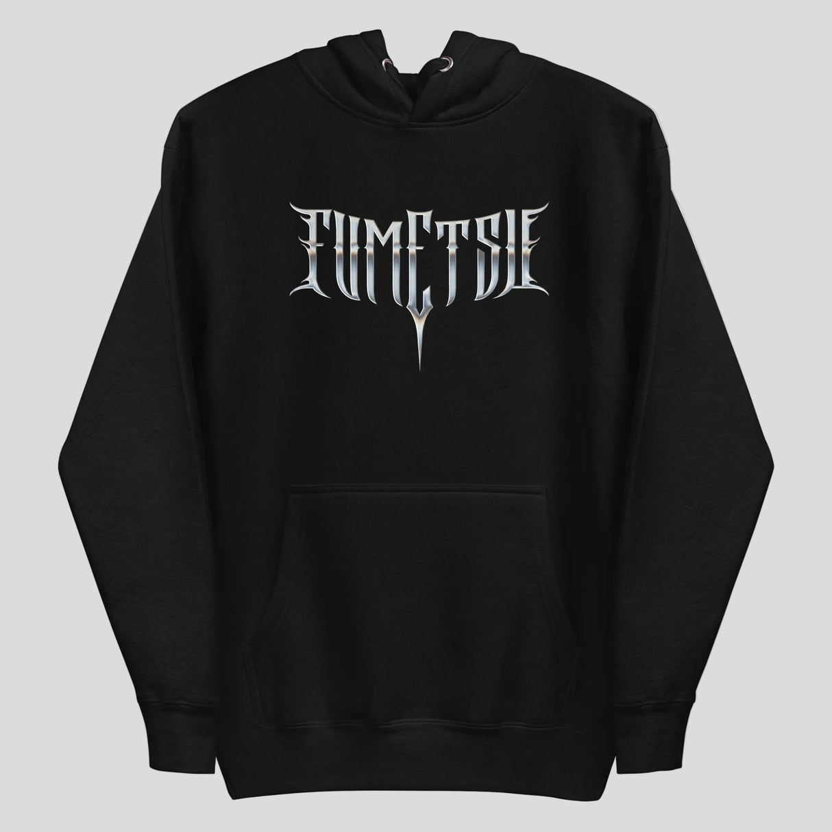 Fumetsu Brushed Metal Hoodie Black