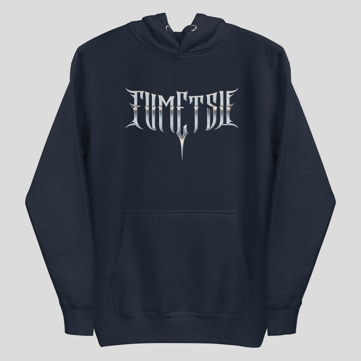 Fumetsu Brushed Metal Hoodie Navy