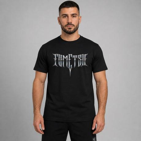 Fumetsu Brushed Metal T-Shirt Black