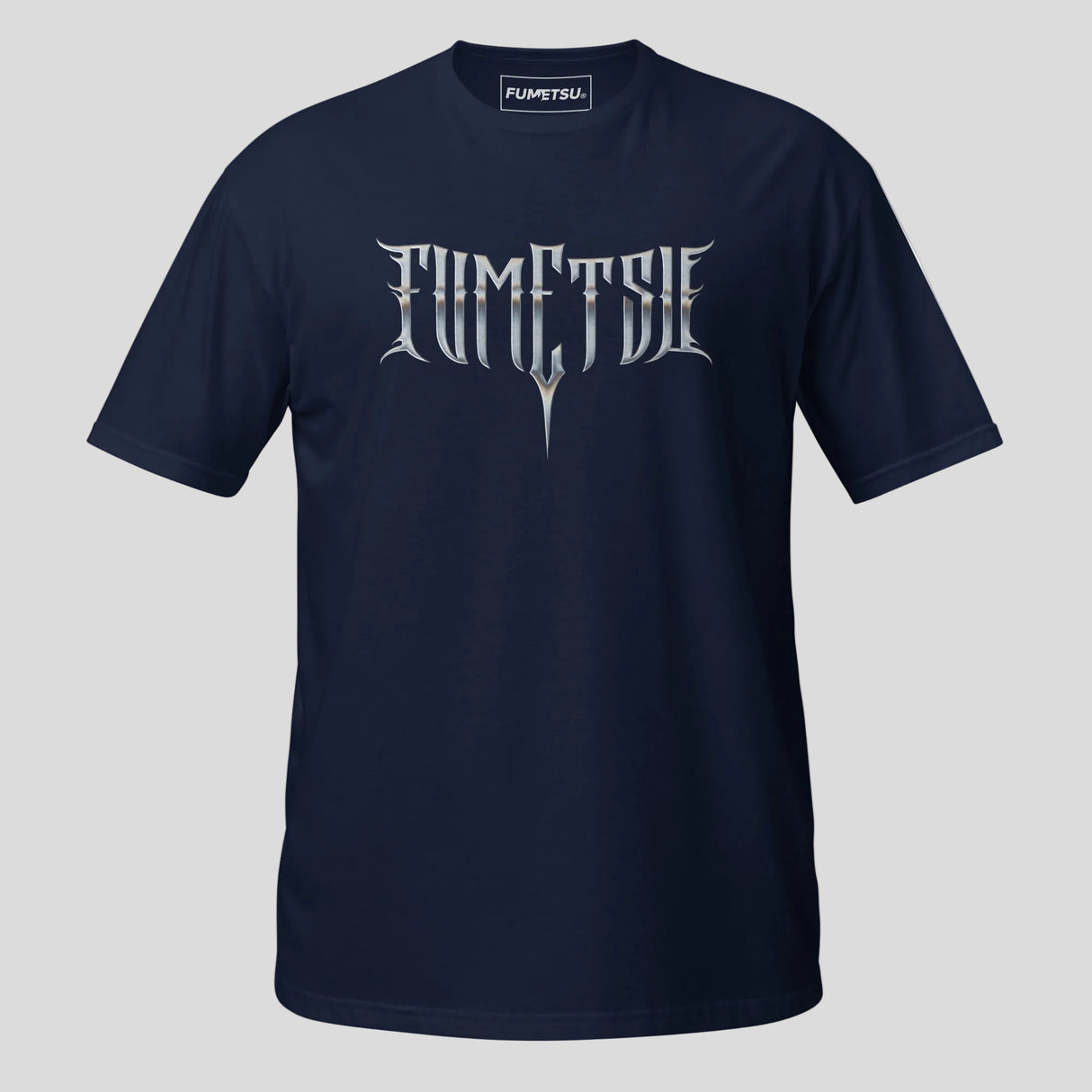 Fumetsu Brushed Metal T-Shirt Navy