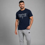 Fumetsu Brushed Metal T-Shirt Navy Lifestyle 3