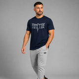 Fumetsu Brushed Metal T-Shirt Navy Lifestyle 4