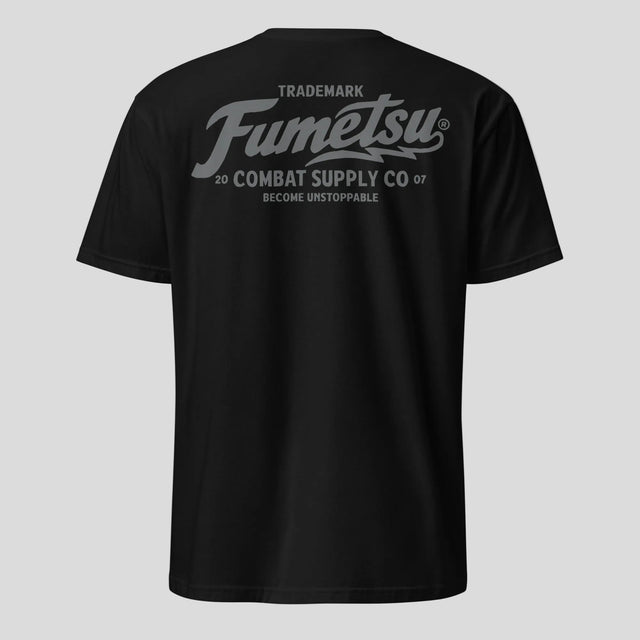 Fumetsu Combat Supply Co. T-Shirt Black/Grey Back