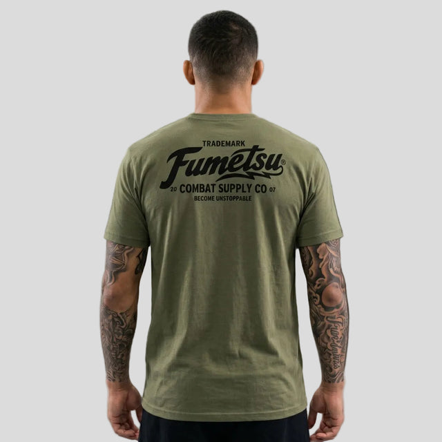 Fumetsu Combat Supply Co. T-Shirt Khaki/Black