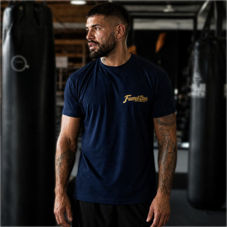 Fumetsu Combat Supply Co. T-Shirt Navy/Gold