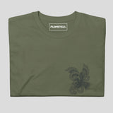 Fumetsu Death From Above T-Shirt Military Green Folded