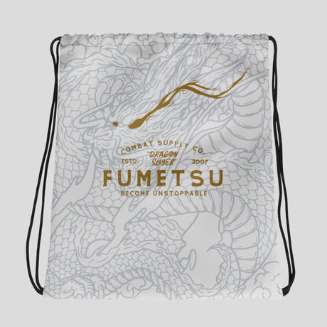 Fumetsu Dragon Slayer Drawstring Bag White