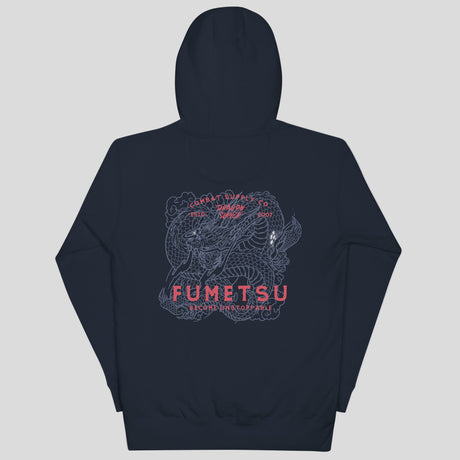 Fumetsu Dragon Slayer Hoodie Navy Back