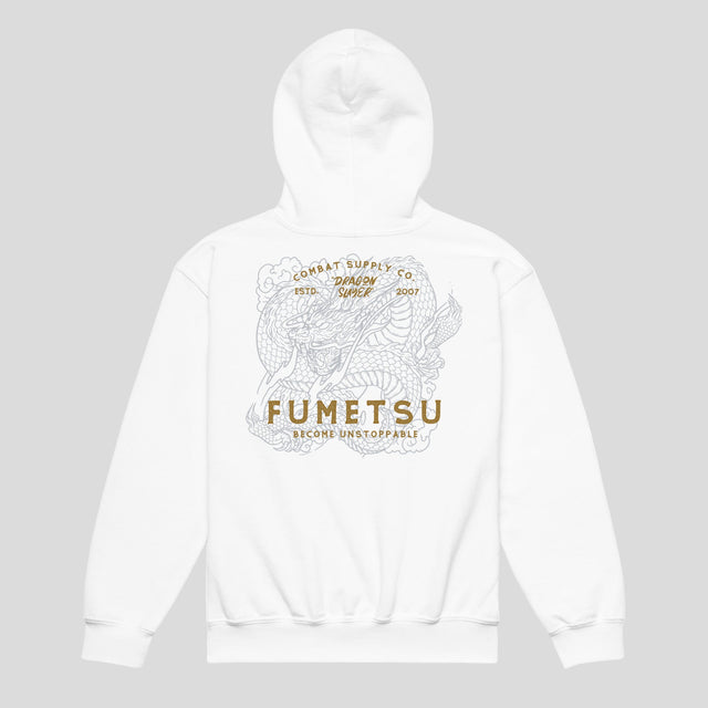 Fumetsu Dragon Slayer Kids Hoodie White Back