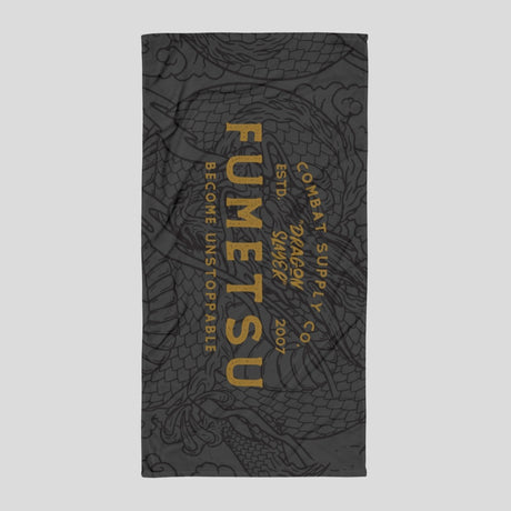 Fumetsu Dragon Slayer Large Towel Black