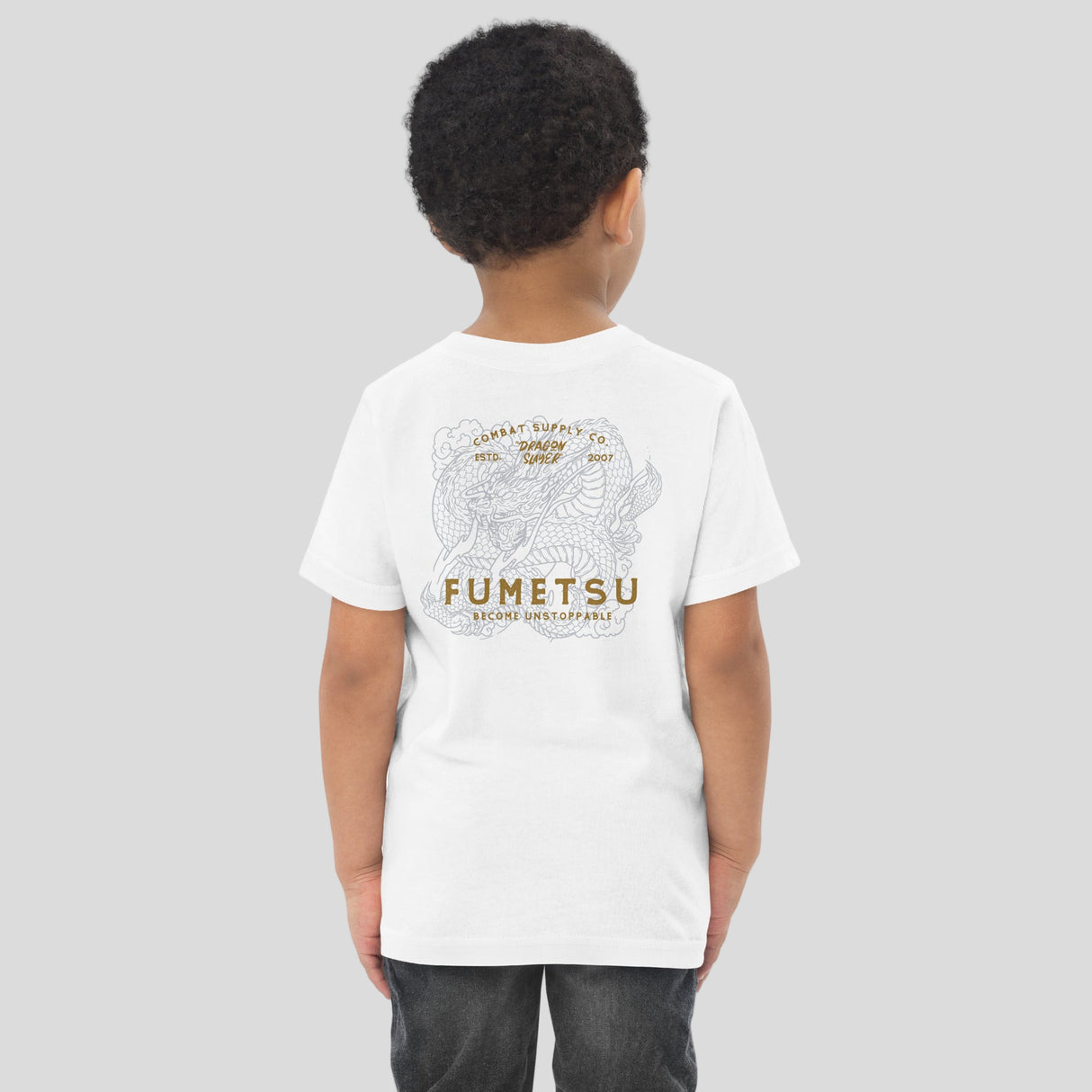 Fumetsu Dragon Slayer Toddler T-Shirt White Back