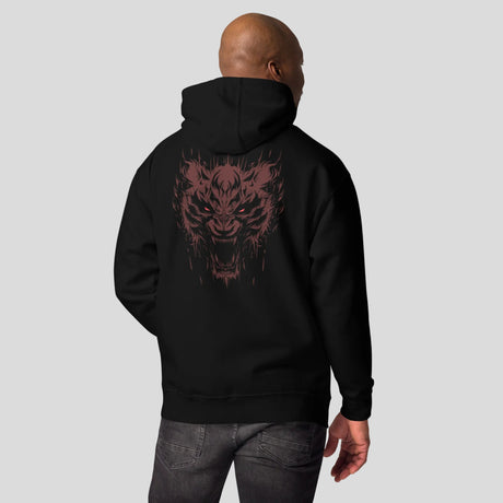 Fumetsu Immortal Tiger Hoodie Black/Red Lifestyle